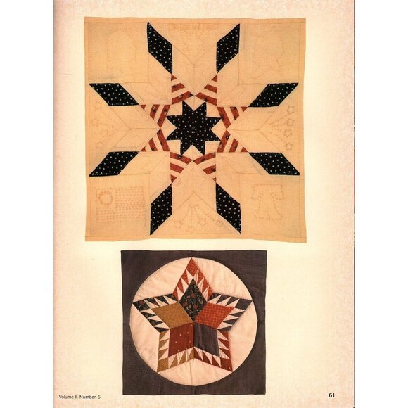 Traditional Quilter Magazine December 1989 Quilt Patterns Christmas Classics - Picture 3 of 3